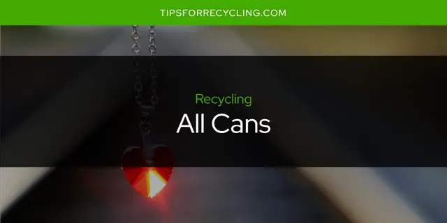 Are All Cans Recyclable?