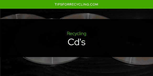 Are Cd's Recyclable?