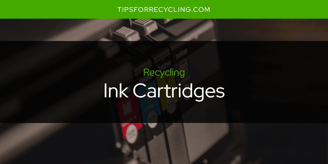 Can You Recycle Ink Cartridges?