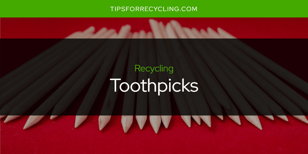 Are Toothpicks Recyclable?