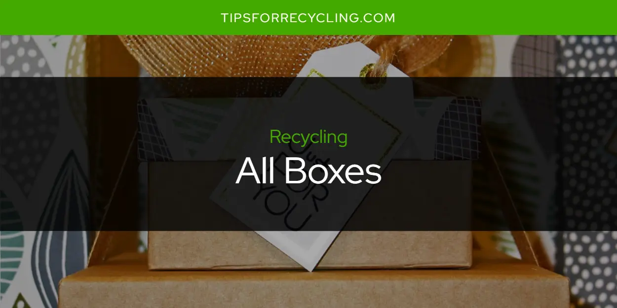Are All Boxes Recyclable?