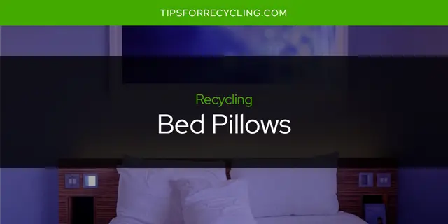Are Bed Pillows Recyclable?