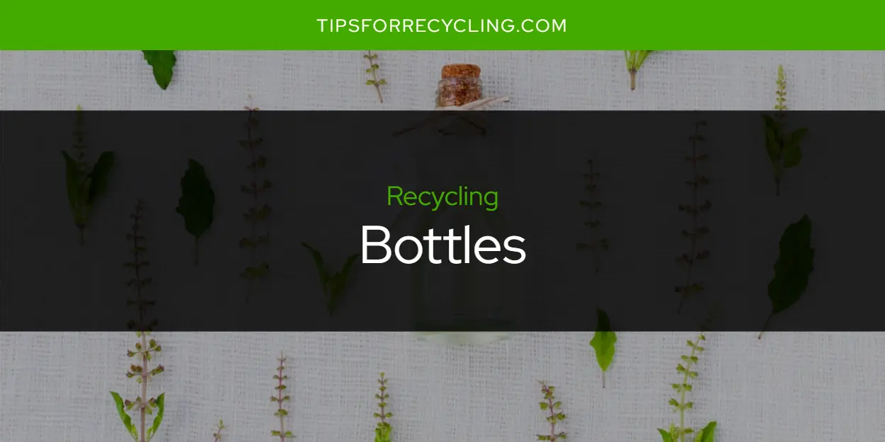 Are Bottles Recyclable?