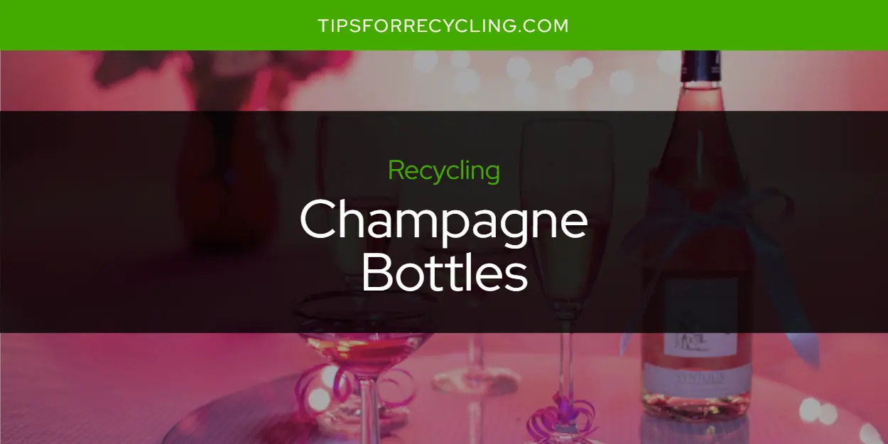 Are Champagne Bottles Recyclable?