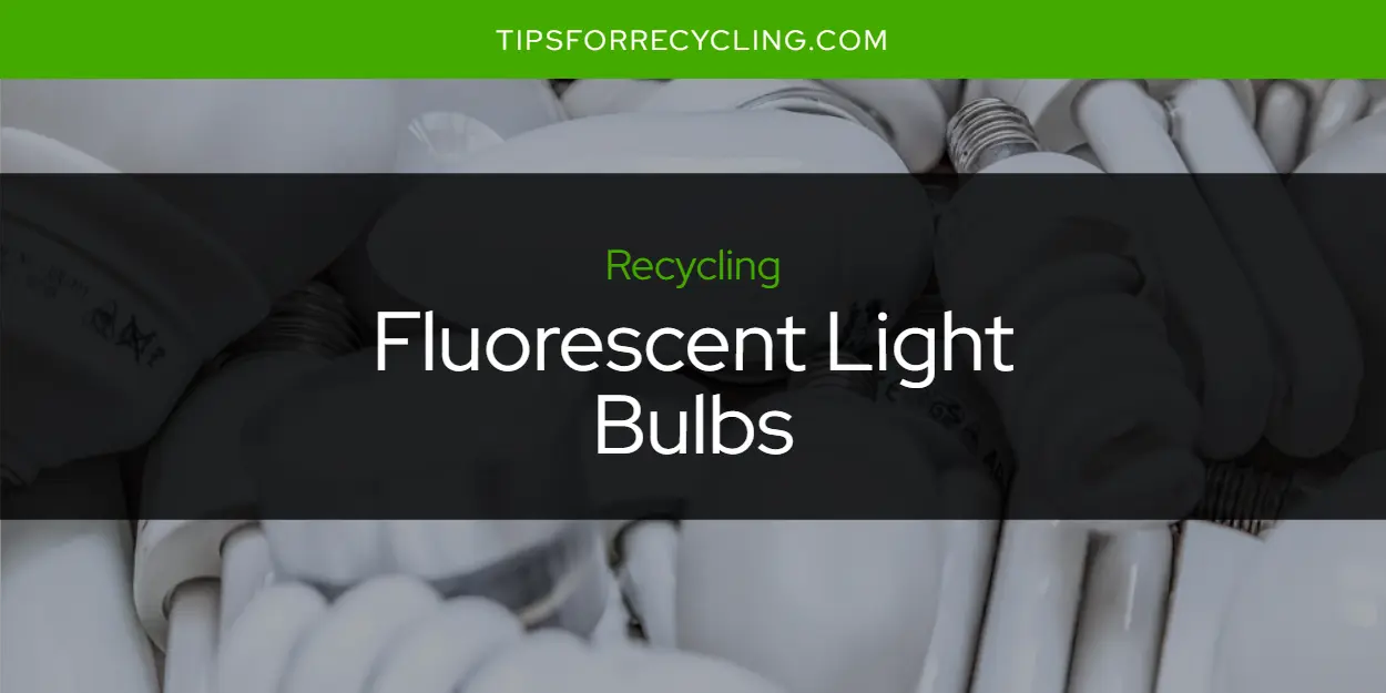 Are Fluorescent Light Bulbs Recyclable?