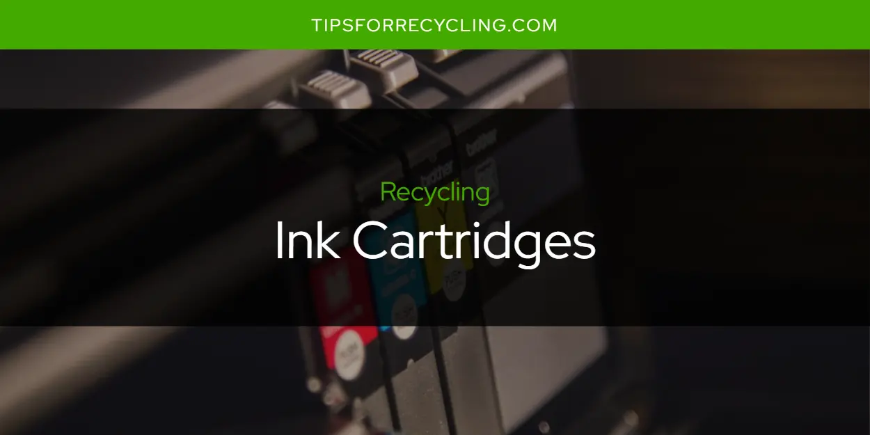 Can You Recycle Ink Cartridges?