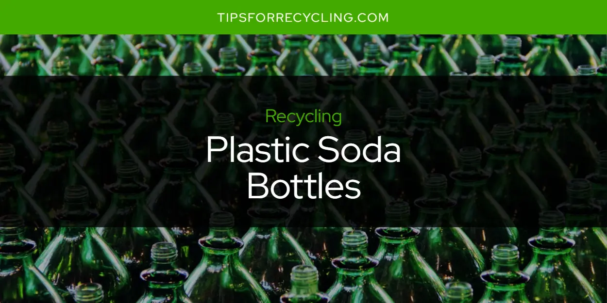 Are Plastic Soda Bottles Recyclable?