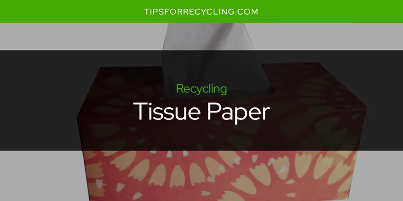 Is Tissue Paper Recyclable?